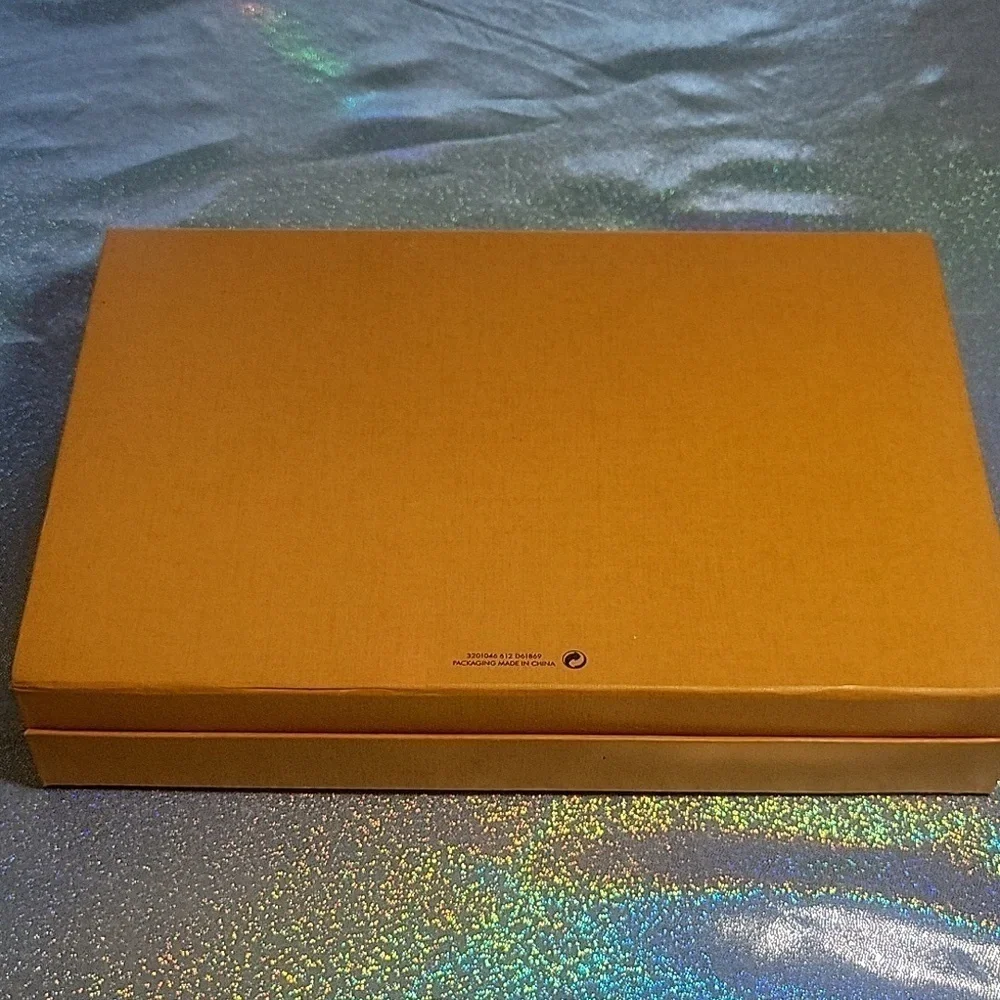 Louis Vuitton LV Vintage Display Prop Closet Organizer Yellow Box